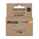 ACTIS KH-703CR Tusz (zamiennik HP 703 CD888AE; Standard; 12 ml; kolor)