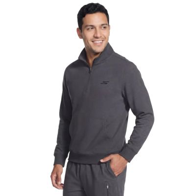 3. Skechers Weekend Easy 1/4 Zip LT269-BKCC Czarne L
