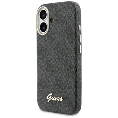 2. Etui Guess 4G Script MagSafe na iPhone 17 - czarne