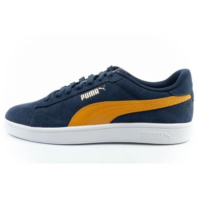2. Puma buty sportowe męskie sneakersy Smash 3.0 skórzane klasyczne modne granatowe