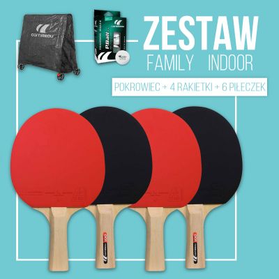 8. Cornilleau Zestaw FAamily Pack Indoor