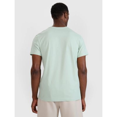 5. T-shirt regular z nadrukiem męski  4F 4FWSS25TTSHM1980-47S