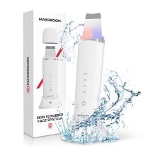 Urządzenie do peelingu kawitacyjnego MAXGROOM M-169 ultradźwiękowe z terapią światłem LED - białe