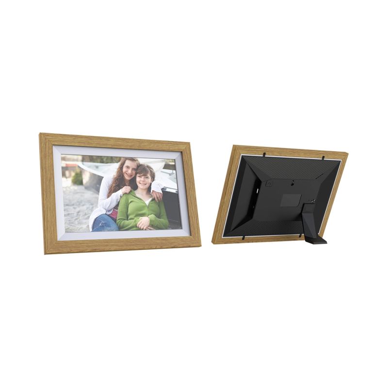 3. Ramka Cyfrowa Wozinsky WRC-32 10.1" z aplikacją Frameo 32GB - jasnobrązowa