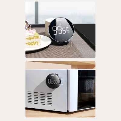21. Baseus Heyo Pro obrotowy minutnik czasomierz elektroniczny timer szary (FMDS000013)