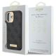 8. Etui Guess 4G Logo Plate MagSafe na iPhone 16 Plus - czarne