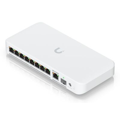 29. Switch Ubiquiti UniFi  9p PoE ( PoE++: 8;) Managed Multigigabit/10G (USW-Flex-2.5G-8-PoE-EU)