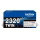 5. Brother TN-2320TWIN kaseta z tonerem 1 szt. Oryginalny Czarny
