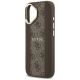 6. Etui Guess 4G Stripe MagSafe na iPhone 17 - brązowe