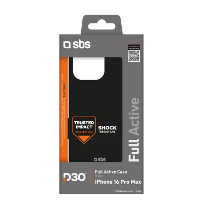 2. Etui SBS Full Active D3O do iPhone 16 Pro Max - czarne