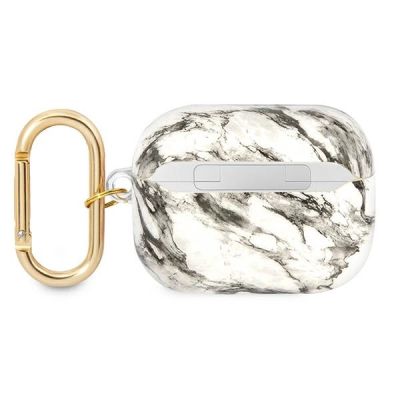 2. Etui Guess Marble Strap Collection na AirPods Pro - szare