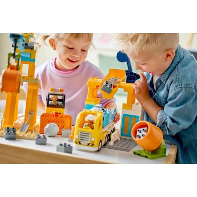 10. LEGO DUPLO TOWN 3w1 10476 Plac budowy i pojazdy
