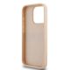 7. Etui DKNY Leather Mono Stripe & Metal Logo na iPhone 15 Pro - różowe