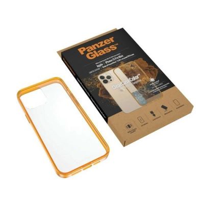 5. Etui PanzerGlass ClearCase antybakteryjne z certyfikatem Military Grade na iPhone 13 Pro Max - przezroczysto-żółte