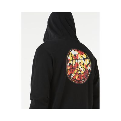 3. Bluza RIP CURL Wettie Passage Icon Zip Thru czarny