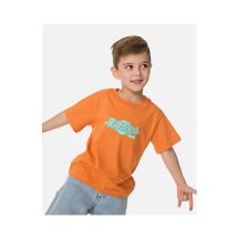 Koszulka chłopięca RIP CURL Ride The Wave Logo Tee - Boy pomarańczowa