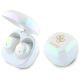 2. Słuchawki Bluetooth Guess Iridescent 4G Printed Logo TWS + stacja dokująca - białe