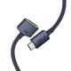 11. Kabel Tech-Protect MMC01 Ultraboost USB-C / USB-C MagSafe 3 140W 200 cm do MacBook - granatowy