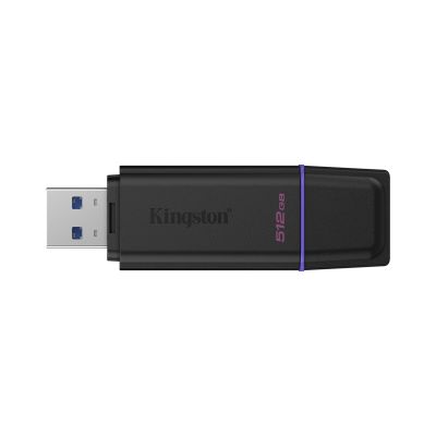 3. KINGSTON 512GB Portable USB 3.2 Gen 1 DataTraveler Exodia Black/Purple