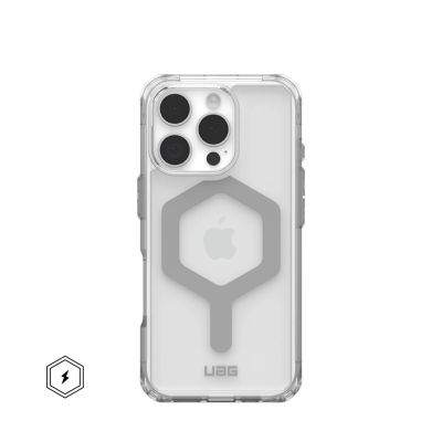 7. Urban Armor Gear Plyo pokrowiec na telefon komórkowy 16 cm (6.3") Srebrny, Przezroczysty