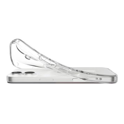 6. Etui Spigen Liquid Crystal MagSafe na iPhone 17- przezroczysto-białe