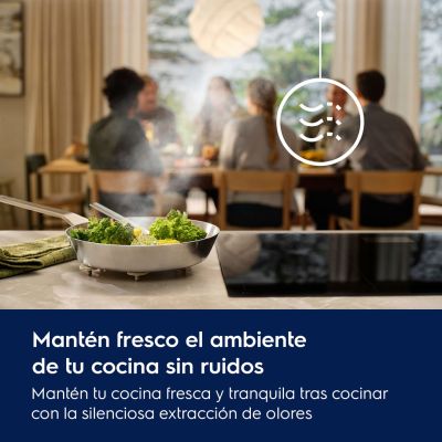 12. Okap kominowy ELECTROLUX LFG815K 80 cm | 650 m3/h | Hob2Hood | LED | czarny