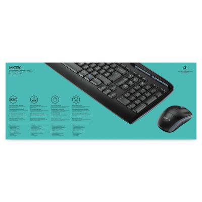 3. ZESTAW LOGITECH WIRELESS COMBO MK330 BEZPRZEWODOWY
