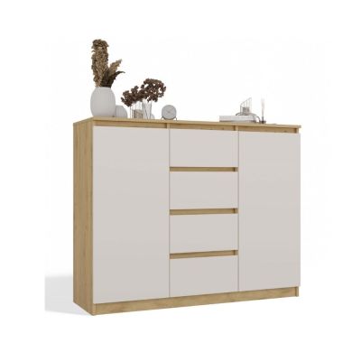 3. KOMODA 2 DRZWI 4 SZUFLADY ARTISAN/KASZMIR KOMPLET