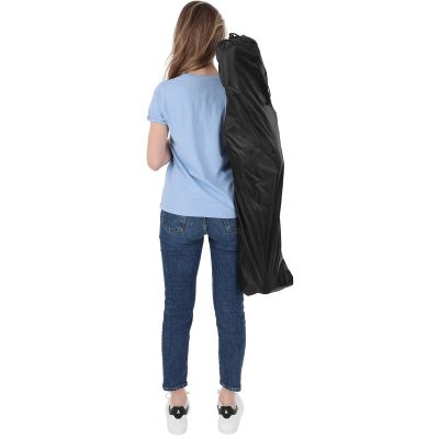 14. KRZESŁO TURYSTYCZNE SKŁADANE 46X46X90CM CZARNE