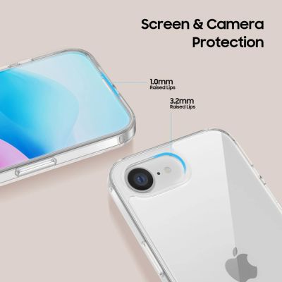 3. Etui Tech-Protect FlexAir Hybrid na iPhone 16e / 17e - przezroczyste