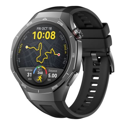 3. Huawei WATCH GT 5 Pro 46mm | Inteligentny zegarek | GPS (satelitarny) | Dioda AMOLED | 1,43 cala | Czarny