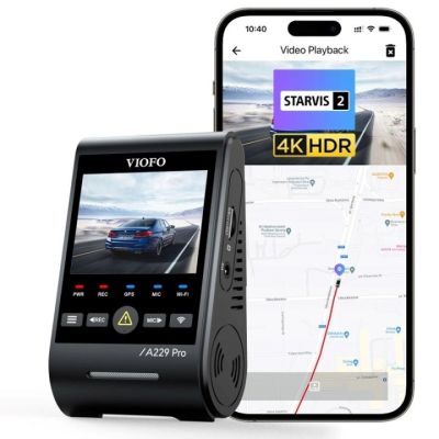 3. Wideorejestrator VIOFO A229 PRO 1CH-G GPS