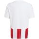 7. Koszulka dla dzieci adidas Striped 24 Jersey biało-czerwona IW2133