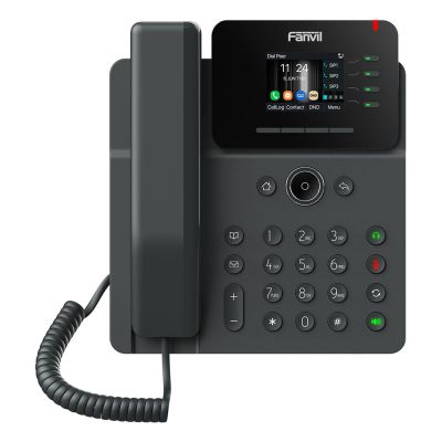 4. Fanvil V61G telefon VoIP Czarny 4 linii LCD