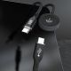 2. Ładowarka 2 w 1 Dudao A12MaxC PD60W do Apple Watch / USB-C 1,2m - czarna