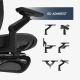 5. Fotel obrotowy Leadpro 8.7 Black