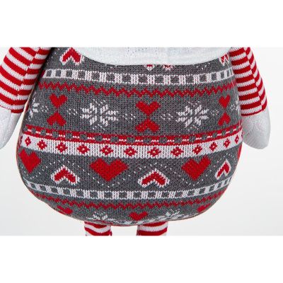 6. SKRZAT GNOM NA TELESKOPOWYCH NOGACH BIAŁY 80-115CM