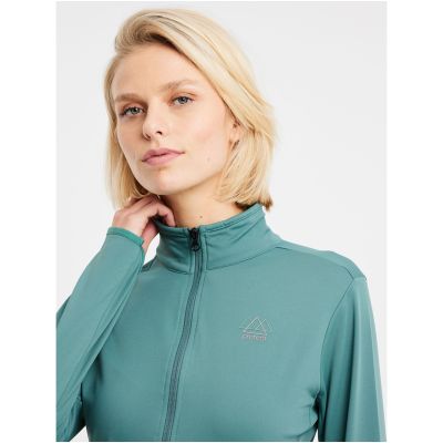 4. Bluza outdoorowa zapinana na zamek damska PROTEST PRTPEEPAL zielona