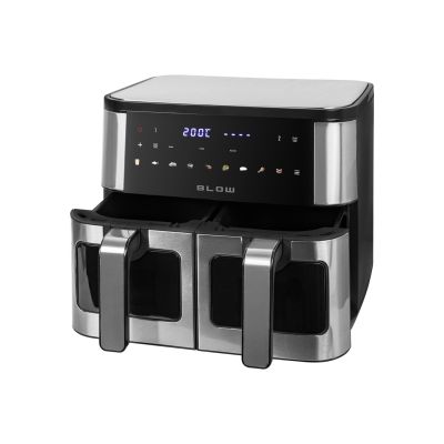 12. AIR FRYER frytkownica beztłuszczowa BLOW 2500W 9L dwukomorowa