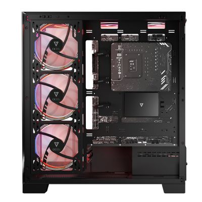 15. MODECOM OBUDOWA VOLCANO SPACE APEX ARGB MIDI CZARNA