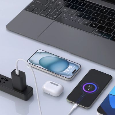 4. Kabel Dudao L9C Max 240W PD USB-C - USB-C 1,2m - biały