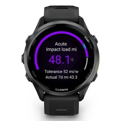 4. Garmin Forerunner 970 3,56 cm (1.4") AMOLED Cyfrowy 454 x 454 px Ekran dotykowy Czarny, Żółty Wi-Fi GPS
