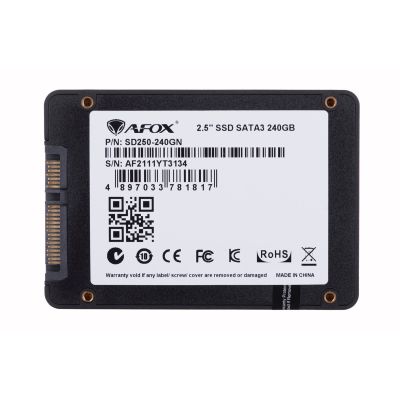 3. AFOX SSD 240GB TLC 555 MB/S SD250-240GN