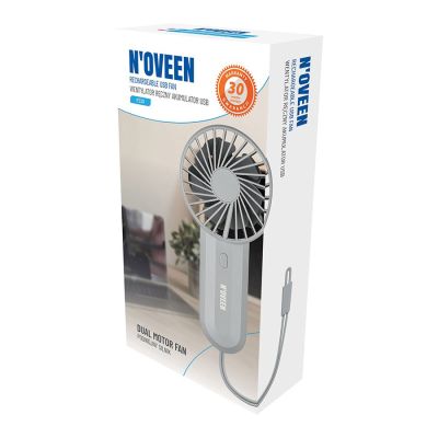 7. Wentylator ręczny akumulatorowy USB NOVEEN F220