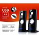 8. Zestaw głośników komputerowe AUDIOCORE AC860 (2.0; kolor czarny)