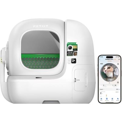 3. PETKIT Max Pro 2 Inteligenta automatyczna samoczyszcząca kuweta Biała
