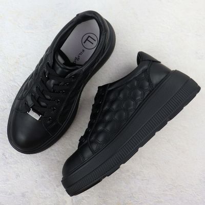 4. Półbuty pikowane na platformie Filippo W DP7285 PAW639A