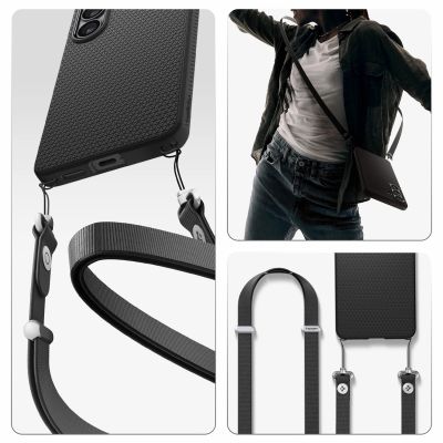 23. Etui Spigen Liquid Air Mag MagSafe na Samsung Galaxy S26+ - czarny-mat