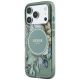 2. Etui Guess IML Flowers Pearl Strap MagSafe na iPhone 18 Pro Max / 17 Pro Max - zielone