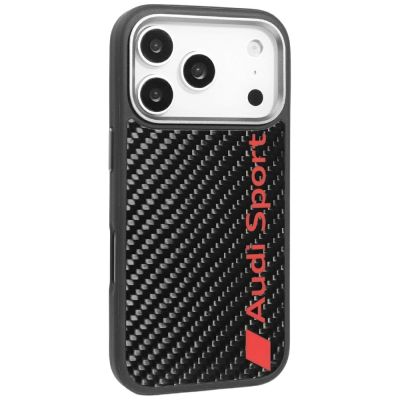 3. Etui Audi R8 Carbon Fiber MagSafe do iPhone 17 Pro - czarne